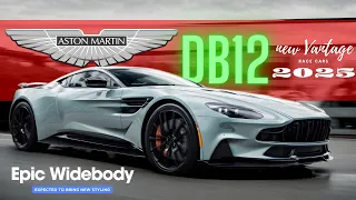 New Vantage 2025 Aston Martin DB12 Teased | to be revealed alongside race cars