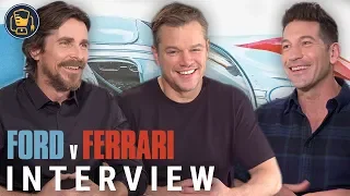 Ford v Ferrari Interviews with Matt Damon, Christian Bale and More