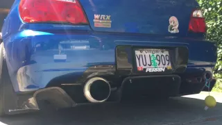 Wrx backfire and mom yells at me