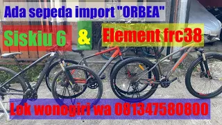 1-5-24 ada orbea,siskiu 6 dan roadbike frc 38 #jualbelisepeda #mtb #orbea #polygon