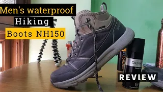 Decathlon men's waterproof hiking boots NH150 mid WP