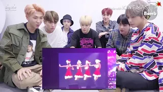 BTS react BLACKPINK JINGLE BELL ROCK