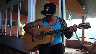 Hawaiian style tune by Maruarii Ateni. New homemade Black hearted sassafras dreadnought