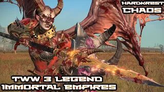 Total War Warhammer 3  v2.3  Immortal Empire - Хаос - Legendary =30= Эфемерный разлом