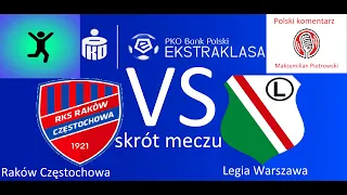 Raków Częstochowa vs Legia Warszawa skrót meczu w grze FIFA 23