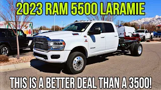 2023 RAM 5500 Laramie: RAM Gave The Chassis Cab Some Cool And Weird Features Compared To The 3500!