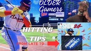 OLDER GAMERS HOW TO HIT in MLB THE SHOW #mlbtheshow #mlb