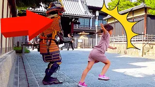 #23 SAMURAI Mannequin Prank in Kyoto & Osaka Castle Japan