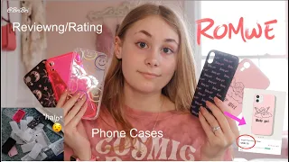 Reviewing/Ranking ROMWE Phone Cases📱💕