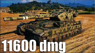 БАБАХА С ОГОНЬКОМ 11600 dmg 🌟 FV215b (183) World of Tanks лучший бой