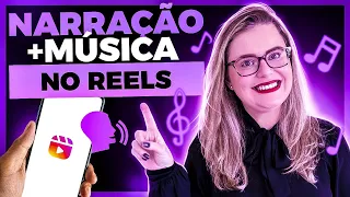 Como Colocar Áudio e Música de fundo no Reels Instagram