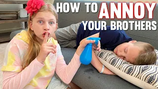 Sister's Revenge: Annoying My Brothers ALL DAY LONG!