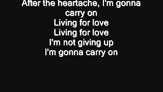 [LYRICS] Madonna - Living for Love - Lyrics/Paroles/Letra