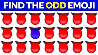 Find The Odd One Out | Find The Odd Emoji |Easy, Medium, Hard & Impossible #8 | Emoji Quiz😇😊