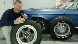 wheels on the mustang  go round and round