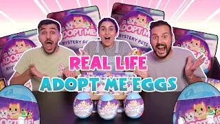 Wir öffnen 15 REAL LIFE Adopt me Eggs! Kaan, Dania, Claudio