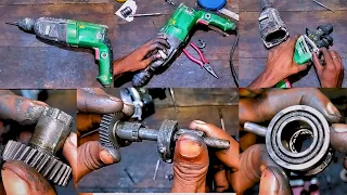 2 26mm hammer drill bit not moving problem // how to repair 26mm hammer drill // drill machine