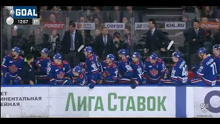 Devils prospect Zakhar Bardakov #10 scores goal after return, jan 10, 2023, against Spartak