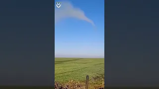 Ukrainian Engineering Brigade shoots down a Russian Kh 555 cruise missile with a MANPADS