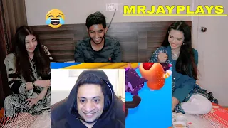 MRJAYPLAYS Fall Guyz Funny Moment | Asia's Best Streamer | REACTION @MrJayPlays