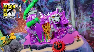 MegaConstrux Snake Mountain MOTU Display at SDCC 2022