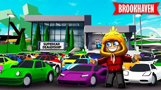 Ik OPEN Een AUTO ZAAK In Brookhaven! (Roblox)