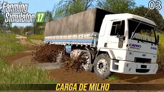 CAMINHÃO FORD CARGO 2428E BI-TRUCK | Farming Simulator 17 | Baldeykino - Episódio 3