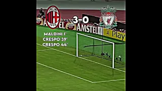 AC Milan vs Liverpool champions league final 2005 #ACMilan #Liverpool #final #2005