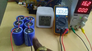SuperCapacitor Charging Time Experiment