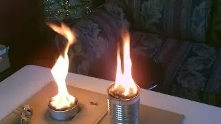 Homemade "TIN CAN" Air Heaters! - Survival/SHTF Air Heater/Stove - Simple "cardboard and wax" Design