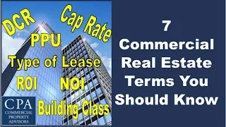 7 Commercial Real Estate Terms You Should Know