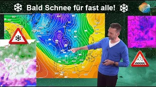 Winter mit Schnee für fast alle? Aktuelle Wettervorhersage 13.-22.01.2023. Hochwasser bald vorbei!