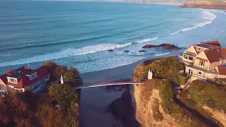 Mavic Pro Drone Footage Newquay Surfing Oct 2017