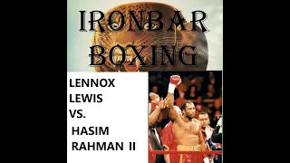 Lennox Lewis vs. Hasim Rahman II.World HWC.2001.11.17