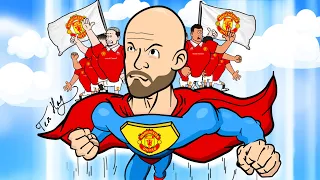 What happened to Man United's form when Erik ten Hag appeared? - Cartoon Goals Highlights Parody