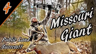 Missouri Giant with a Bow!(Deer Hunting Public Land)#hunting #archery #publicland
