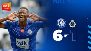 🎬 KAA GENT 🆚 Club Brugge: 6-1 (JPL MD6⎢21-22)