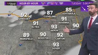 Northeast Ohio weather forecast: Hot and muggy summer feeling is back