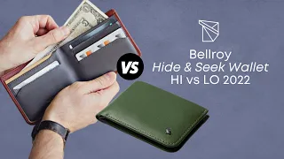 Difference between Bellroy Hide & Seek Wallet (Hi VS LO) 2022 | Oribags