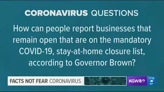 How do I report workplace violations? Can I still have my house cleaned? Coronavirus Q&A