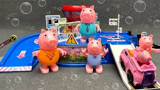 WOW! Satisfying with Unboxing Cute Peppa Pig park Playset | ASMR Toy Review