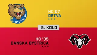 5.kolo HC 07 Detva - HC 05 Banská Bystrica HIGHLIGHTS