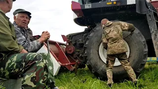 Косяк Россельмаш-наш попадос.. Шиномонтажные телодвижения. Новое поле . Клевер силос 2020