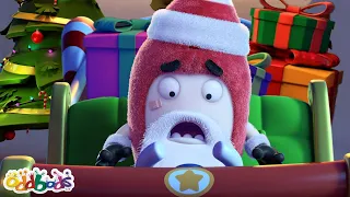 Oddbods Christmas Special - Santa Swap! | Moonbug No Dialogue Comedy Cartoons for Kids