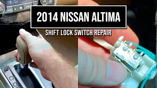 Nissan Stuck in Park Shift Lock Repair