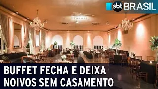 Buffet tradicional de São Paulo vai à falência e deixa noivos sem festa | SBT Brasil (19/04/22)