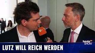 Wie wird man reich? Lutz van der Horst holt sich Anlage-Tipps | heute-show