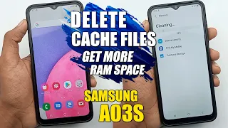 How To Delete Cache Files & Get RAM Space - Samsung Galaxy A03s