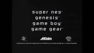SNES/Genesis/Game Boy/Game Gear - Batman Forever from Acclaim (1995, short)