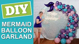 Mermaid Tail Balloon Garland